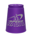 Official Sport Stacking Set Purple 12 Cups With Holding Stem Low Friction Design Top Grade Materials WSSA Approved