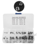 Wire Screw Sleeve Set, 60 Pieces, 304 Stainless Steel Thread Repair Inserts Kit with Plastic Box for Quick Fixes