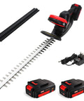 22 Inch Cordless Hedge Trimmer With 20V Battery Included For No Fuss Yard Work Lightweight Handheld Hedge Cutter For Bushes And Shrubs Power Packed Yet Compact Trimmer Quick 5/8 Inch Cutting Charger Included, featuring dual batteries and charger