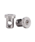 Two Pack Rod Connector Kit For Dual Handle Tool Boxes UWS Compatible Stainless Steel 304 Linkage Keeps Both Handles In Sync For Smooth Easy Opening And Closing On Heavy Duty Truck Tool Boxes, pair of stainless steel connectors