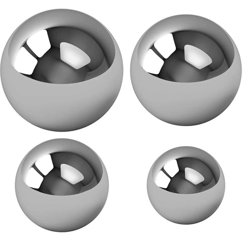 DIY Coin Ring Making Balls Set For Monkey Fist Projects Stainless Steel Pro Grade 8 Size Assortment close-up
