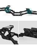 RC Car Chassis Frame For SCX24 90081 AXI00001 AXI00002 AXI00006 One Twenty Fourth Scale Carbon Fiber Chassis Kit in black