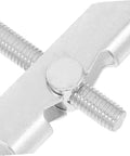 Close-up of steel toggle bolt and wing nut from 12 Pack Steel Toggle Bolts And Wing Nut Drywall Anchors Kit for heavy items on hollow walls.