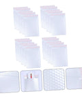 25 Pack White Bubble Mailers 24x35 Plus 5cm self seal padded envelopes shockproof shipping bags displayed in sets with close-up details