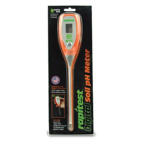 Digital Soil pH Meter For Easy Garden Testing With Instant Readouts From 3.5 To 9.0, Soil Only Design, in package