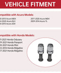 M12x1.5 Wheel Studs With Lug Nuts Set For Honda Vehicles Including Accord Civic CRV Odyssey TL TSX Integra MDX NSX Legend Prelude RDX Replacement 610 360 90304SF0751 Compatible With OEM Part Numbers