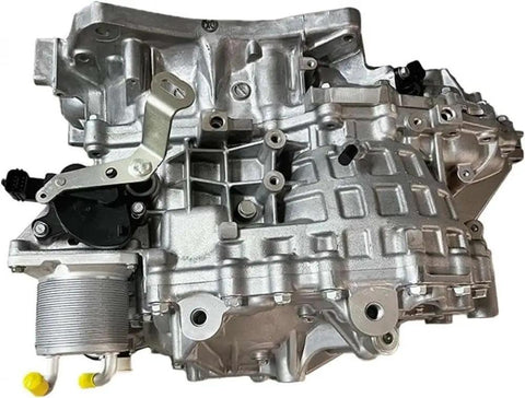 Heavy Duty CVT Automatic Gearbox Replacement Transmission Fits 2007 Through 2013 Nissan Altima 2.5L, aluminum casing, detailed view.