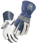 Premium Grain Goatskin TIG Welding Glove With Flame Resistant Cotton Kevlar Stitching, DragPatch Side Reinforcement, Medium Size