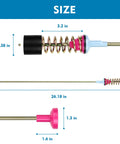 2024 Upgraded Washer Suspension Rods Replacement Kit dimensions with stainless steel rods and rubber parts