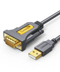 6 Foot USB To Serial Adapter With DB9 Male Port And PL2303 Chipset For RS232 USB Cable Works With Windows Mac OS Linux PVC Jacket