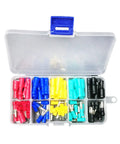 Insulated Male And Female Wire Connectors Kit, 100 Piece Quick Crimp Terminals For Automotive And Home Wiring, box view