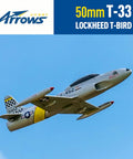 RC Jet Plane For Hobbyists 50mm T 33 EDF With Vector Flight Stabilization System PNP No Battery No Charger No Radio Yellow Color