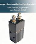 Heavy Duty DC Contact Switch And High Amp Solenoid Relay For Electric Carts Small Evs And Pallet Trucks, compact design with M6 terminals.