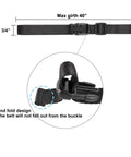 40 Inch Quick Release Nylon Straps With Buckles Adjustable And Beefy Heavy Duty Tie Down Straps UV And Wear Resistant Durable Black