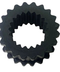 EPDM Rubber Sleeve Coupling Insert for S-Flex Series, Solid One-Piece Design, 6 Inch Outside Diameter, 3 Inch Elastomer Length, 2340 In-Lb Rated Torque, Heavy-Duty Fit for Motors Pumps Compressors Blowers Mixers Conveyors, -30 to 275 F, black rubber coupling insert
