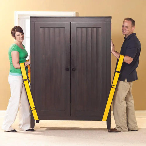 Badass Forearm Moving Straps That Take The Heavy Load Off You And Make Hauling Couches Mattresses And Large Appliances Dead Simple While Keeping Your Flooring Completely Scratch Free During Every Big House Move