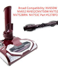 Shark Navigator Vacuum Filter Brush Roller Replacement For Lift-Away TruePet NV650 NV651 NV652 NV650W NV750 NV751 NV752 NV753C NV765 Upright Vacuums Easy Swap And More, maroon vacuum head and roller brush