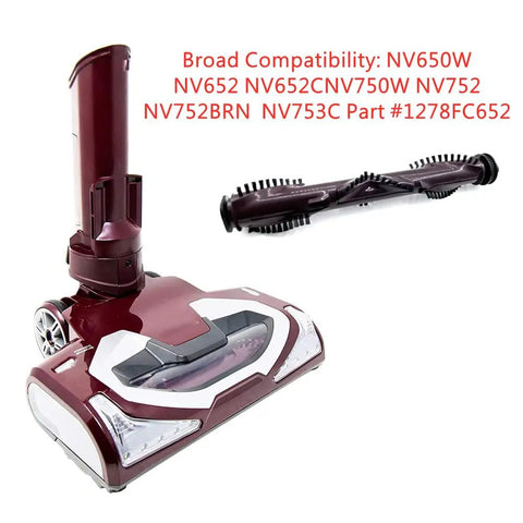 Shark Navigator Vacuum Filter Brush Roller Replacement For Lift-Away TruePet NV650 NV651 NV652 NV650W NV750 NV751 NV752 NV753C NV765 Upright Vacuums Easy Swap And More, maroon vacuum head and roller brush