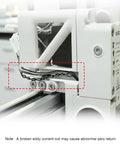 Eddy Current Coil Sensor Replacement for Bambu Lab A1 and A1 Mini Extruder, showcasing installation area with wires.