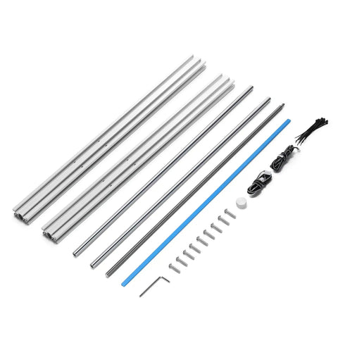 Components of Y Axis Extension Kit For 3018 PROVer V2 CNC Router Adds Eight Point Six Inches Of Travel To A 420 mm Total Range