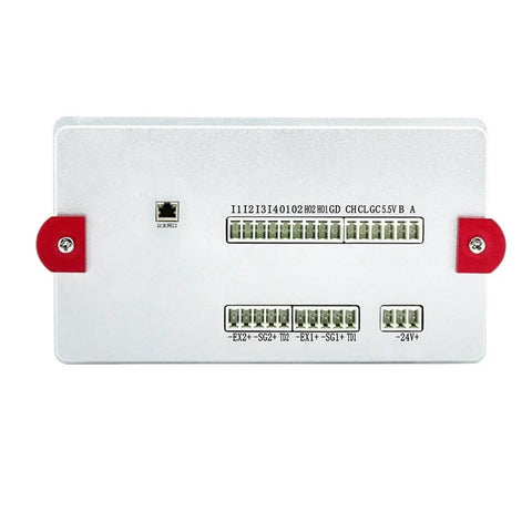 Back panel of Top Notch High Precision Force Weighing Display And Control Instrument with connectors and ports shown.