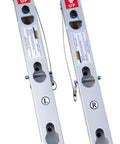 Base Units For Attaching And Detaching Ladder Levelers Pair Kit With Hardware And Instructions Easy Install Quick Connect On Rails Fits All Ladders Ladder Leveler Not Included.