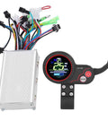 36V Brushless Motor Controller Using Sine Wave Technology And Clear LED Display For Electric Bikes Ebikes And Fat Tire Scooters with wiring and display.