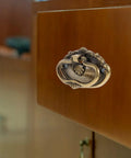 Stylish Metal Case Handles And Wooden Drawers Pulls For Cabinet Knobs Replacement Kit, Durable Hardware For Dresser And Cupboard With Easy Install And Exquisite Look That Slays, ornate gold metal drawer pull on wooden cabinet front