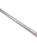 Stainless steel sanitary spool tube with flange ends for tri-clamp connections, 24 in length