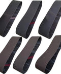 Beefed Up Six Pack 4x36 Inch Silicon Carbide Sanding Belts Set With 120 240 400 600 800 1000 Grits for Knife Sharpening