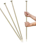 Beefy Heavy Duty 30 Inch Rebar Stakes 9 Sixteenth Inch Diameter Galvanized Steel Ground Anchors For Asphalt Speed Bump Wheel Stop Tent And More Pack Of 4
