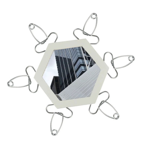 Top Notch Miter Clamps For Woodworking And Frames Made From Stainless Steel Spring Clips hexagonal frame clamp set