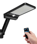 Solar Lights Outdoor With Remote Control, 56LED 180 Degree Adjustable Security Night Light, Motion Sensor in use