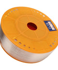 Heavy Duty Transparent Air Hose Built Like Iron For High Pressure Pneumatic Systems And Air Compressor Hookups In Garage Shops And Professional Workshops 12mm 100m Tubing on spool.