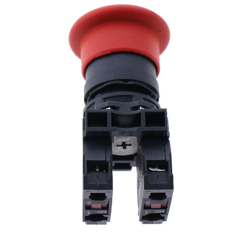 Heavy Duty Emergency Stop Switch Bullyproof Drop In Replacement For Genie Boom Lifts S40 S45 S65 S80 S85 And Z4525 Steel Cut Off Safety Button Works Like New 122514GT 122514