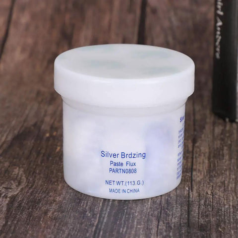 YUEHISY Brazing Powder For Jewelry Making Gold Silver Copper Welding Flux Steel Stainless Steel Repair Solder Paste in a compact jar