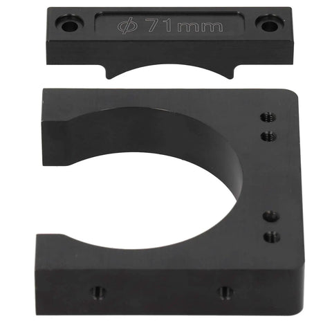 Must-Have Spindle Motor Mount Bracket Clamp For CNC Engraving Machines Featuring Solid Aluminum Alloy Build with 71mm diameter
