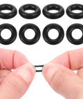 Eyeglass Repair Kit With 6 Pairs Silicone Grips Hinge Rings And Temple Tighteners Plus 3 In 1 Screwdriver For Glass Frames