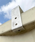 Built Tough Aluminum Roof Bracket For Conex Shipping Containers Mounting On Unistrut And Superstrut Exterior Solar Panel Support