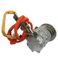 Heavy Duty Electric Hybrid Air Conditioning Compressor Direct Fit Swap For Toyota Alphard 2 4 featuring metallic body and vibrant wiring.