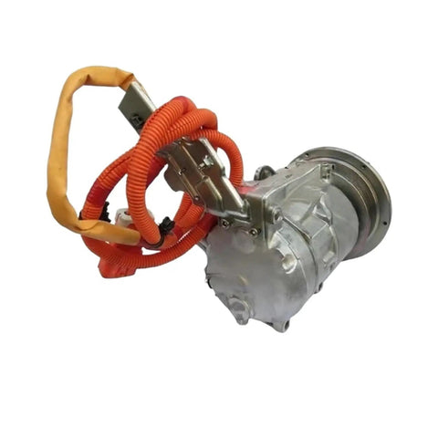 Heavy Duty Electric Hybrid Air Conditioning Compressor Direct Fit Swap For Toyota Alphard 2 4 featuring metallic body and vibrant wiring.