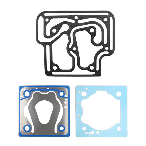 Single Cylinder Air Compressor Head Repair Kit components, gaskets, Compatible With ISC ISL L M Engines And Wabco 9111549292