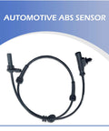yorpyep Car Wheel Speed Sensor, rear-left ABS sensor in black with wiring harness, front view