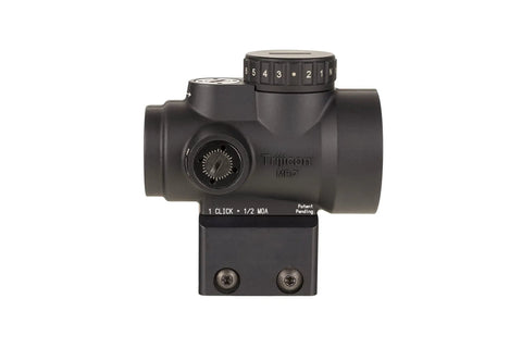 MRO HD Red Dot Sight Built For Speed Target Acquisition With Sealed Mini Reflex Optic side view showing adjustment controls