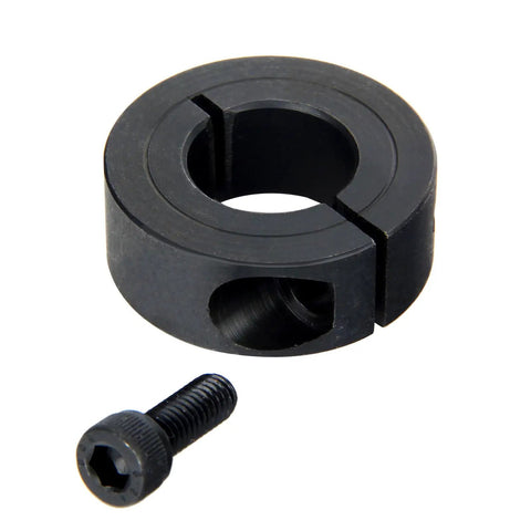 Four Pack Shaft Collar With 2 Inch Bore, Heavy Duty 1045 Steel, Set Screw Split Clamp-On Collars, 3 Inch Outer Diameter, 11/16 Inch Thick, Includes M4 Set Screws