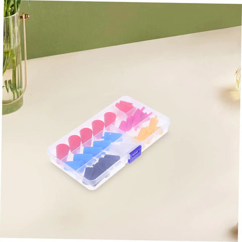 Top Grade Silicone Tapered Stoppers Kit With 35 Pieces For High Temp Sealing And Industrial Powder Coating Sandblasting Anodizing And Spray Painting Applications That Are Reusable And Smooth Surface Coverings, assorted colors in case