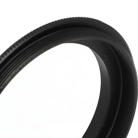 Close-up of M56X0.75mm to M48X0.75mm Aluminum Adapter Ring for Telescopes and Cameras, showing durable threads and anti-reflection coating