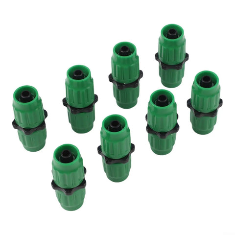 Quick Fix Garden Hose Repair Kit With Expandable Multi Function Fittings For 5/8 And 3/4 Inch Hoses Perfect Plastic Connector Set To Save Your 25ft 100ft Lines And Get Back To Gardening Without The Hassle Today green plastic hose connectors