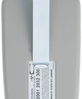Back view of Multi-Code 2-Channel Visor Transmitter For Gates And Doors, 1024 Codes Per Channel, 300 MHz Compatible, Soft Gray Finish.