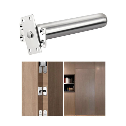 Concealed Door Closer with Soft Close No Slam Automatic Self Closing Hidden Mount Alloy Body Quiet Operation for Wooden Doors